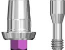 Picture of SKY-Base Abutment, 1mm collar, 4.5 platform (includes fixation screw) option for BIO | Internal Hex SKY-Base Abutments product (BlueSkyBio.com)